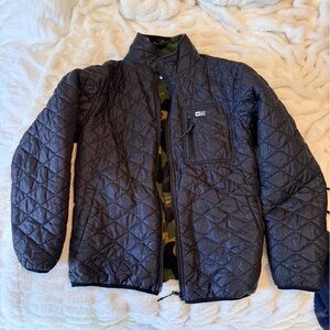 Salty Crew Quilted Black Jacket